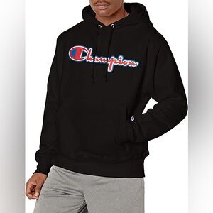 Champion Reverse Weave Hoodie, Script Logo Applique